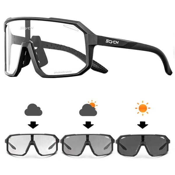 Gafas de ciclismo fotocromáticas UV400, gafas para bicicleta al aire libre, gafas de ciclismo MTB para hombres y mujeres, gafas para bicicleta de carretera