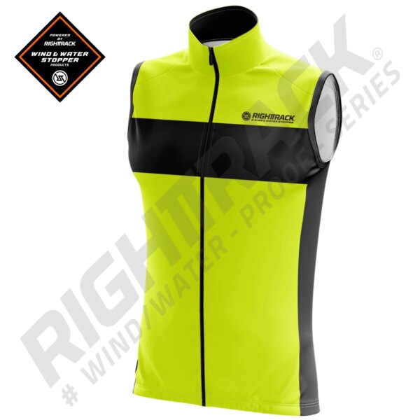 Chaleco profesional sin mangas para ciclismo, chaleco resistente al viento e impermeable con bolsillos transpirables, ropa para bicicleta de carretera RIGHTTRACK