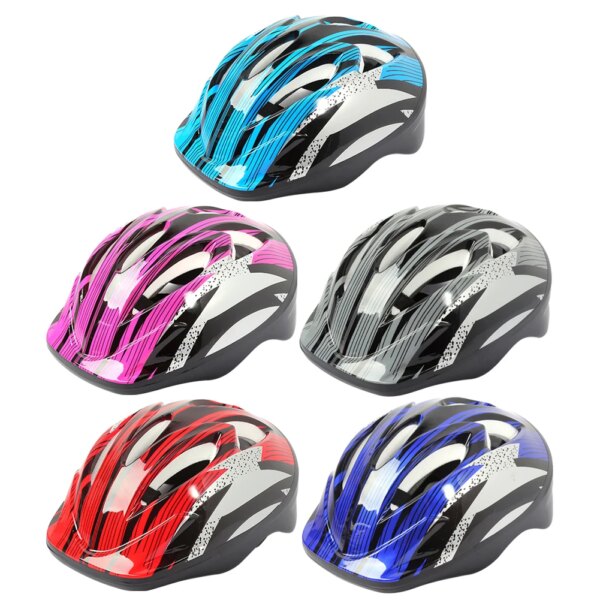 Casco protector de bicicleta para niños, patinete, patín, casco de seguridad de conducción para niños de 5 a 12 años, accesorios de ciclismo