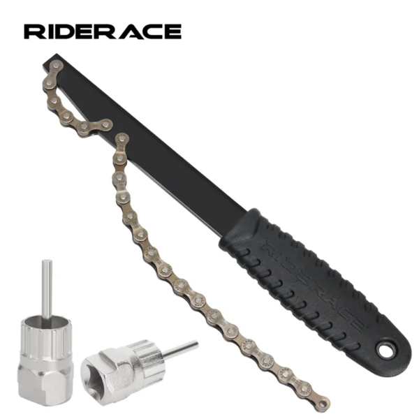 RIDERACE-Cassette de bicicleta, Extractor de piñón de inercia, actualización de bicicleta, llave de extracción de anillo de bloqueo, herramientas de reparación de látigo de cadena