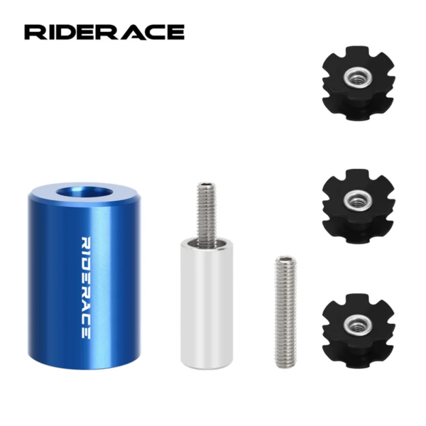 RIDERACE-Herramienta de instalación del instalador de configuración de tuerca estrella de horquilla delantera de bicicleta, auriculares para bicicleta de montaña, herramientas de reparación de dispositivo de montaje de tuercas estrella