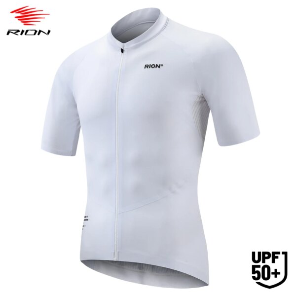 RION Ciclismo Jersey Hombres MTB Camisas Slim Fit Bicicleta Top UPF 50+ Camisa de Motocross Ropa de Bicicleta Pro Equipo Uniforme Reflectante 20 ℃ -35 ℃