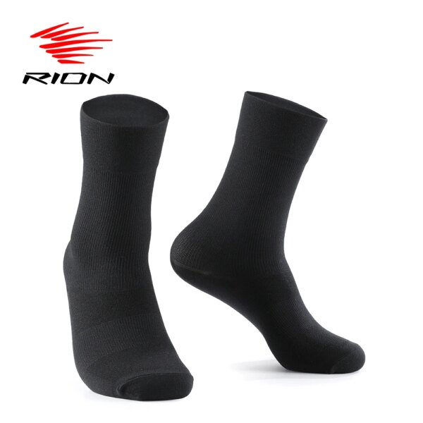 RION Calcetines deportivos para hombre, ciclismo, baloncesto, correr, bicicleta, conjuntos de MTB, bicicleta de carretera, motocicleta, resistencia al desgaste, senderismo al aire libre, transpirables