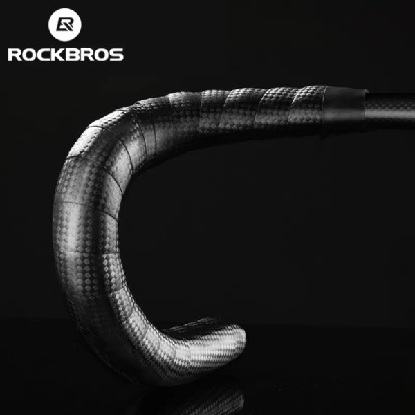 ROCKBROS-Cinturón con asa para ciclismo, corcho para bicicleta, vendaje para manillar deportivo, cinta EVA para barra doblada + 2 enchufes de barra, accesorios para bicicleta