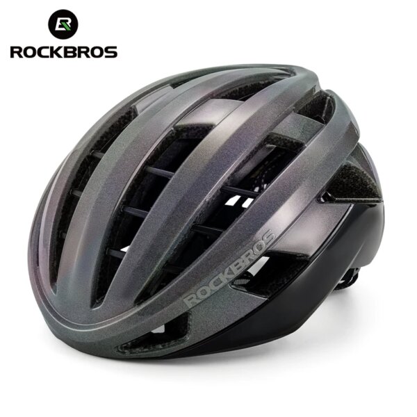 ROCKBROS-casco de ciclismo para hombre y mujer, casco de bicicleta con moldeado integral ajustable, gorro de seguridad deportivo grueso para bicicleta de montaña y carretera