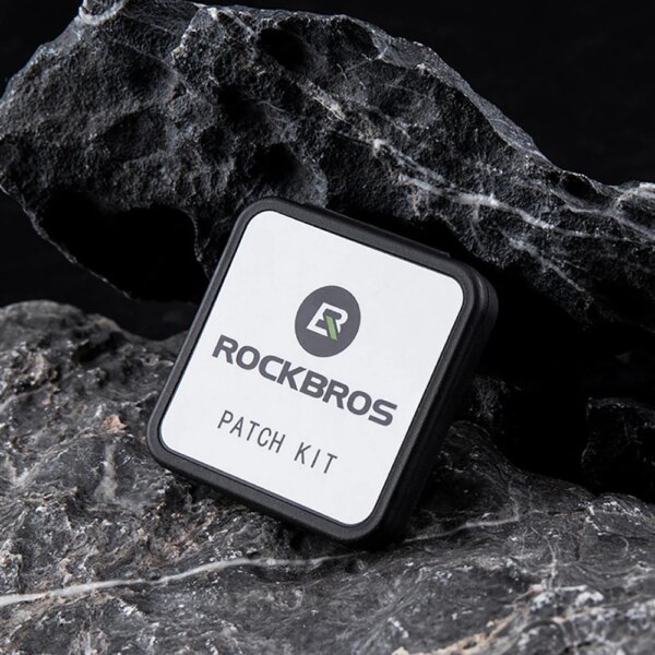 ROCKBROS-herramienta de reparación sin pegamento, fácil de llevar, accesorios de conducción, parche para neumático de bicicleta, caja de reparación de tubo interior de neumático de carretera de montaña
