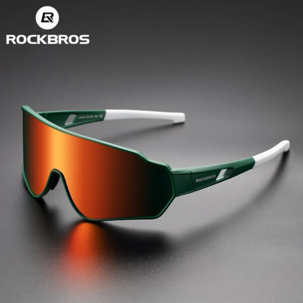 ROCKBROS hombres mujeres gafas de ciclismo polarizadas bicicleta miopía marco gafas para deportes al aire libre bicicleta MTB 5 colores gafas de sol