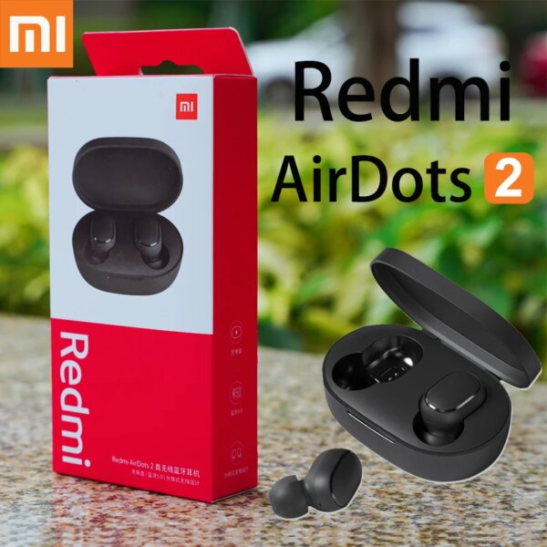 Auriculares Redmi AirDots 2 Xiaomi auriculares inalámbricos con Bluetooth auriculares con reducción de ruido auriculares para ciclismo al aire libre nuevos AirDots2