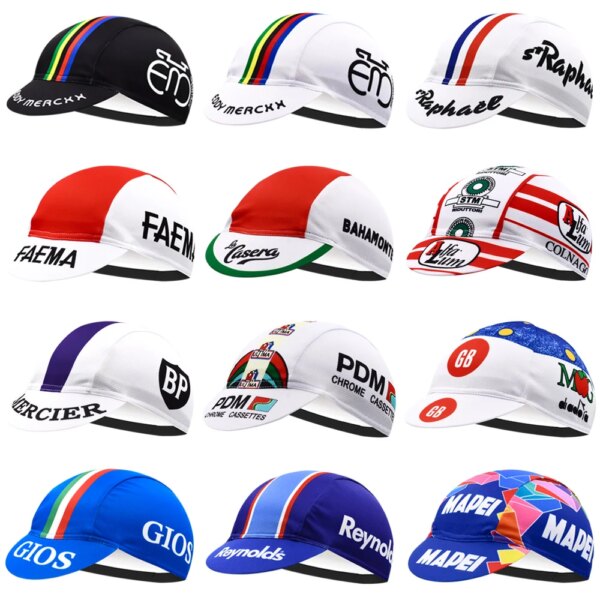 Gorro de ciclismo de verano para hombre, gorro clásico para bicicleta de montaña y carreras, Retro