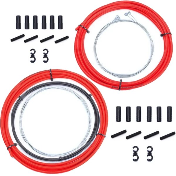 Risk-línea de transmisión Universal para bicicleta, Cable desviador de cambio de marchas y Kit de Cable de freno para cambio de bicicleta, kits de frenos