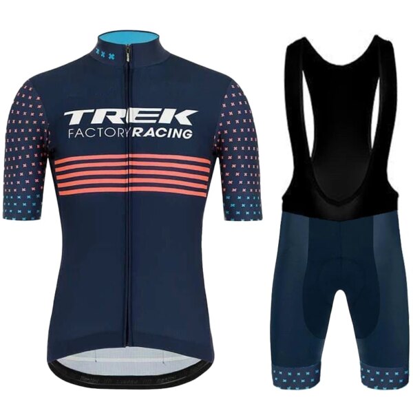 Uniforme de bicicleta de carretera, ropa de ciclismo para triatlón, Jersey TREK, conjunto para hombre, ropa para hombre, deportes de montaña, Tricuta, ciclo para hombre, primavera y verano 2024