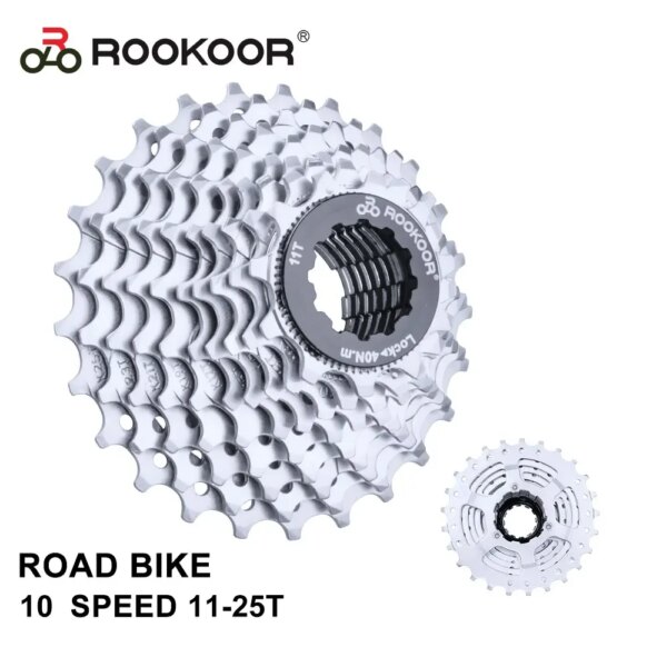 Rookoor-Cassette de 10 velocidades para bicicleta de carretera, piñón libre, Velocidade 11-25T, piñón, accesorios para SHIMANO SRAM, piezas de ciclismo