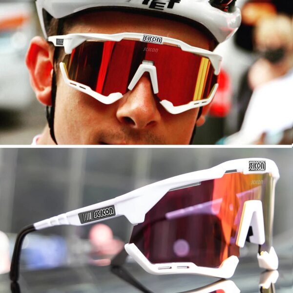 SCICON gafas de ciclismo polarizadas UV400 gafas de sol para deportes al aire libre hombres MTB gafas de ciclismo mujeres gafas de bicicleta de carretera