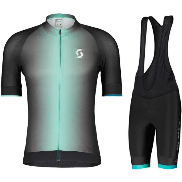 SCOTT Pro-Conjunto de Jersey de Ciclismo para hombre, Ropa de Ciclismo de verano, Ropa para bicicleta de montaña, uniforme, Maillot, Ropa de Ciclismo, traje de bicicleta