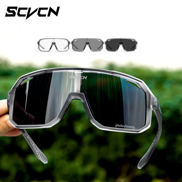 SCVCN gafas de sol fotocromáticas para ciclismo, gafas para ciclismo de montaña o de carretera, gafas UV400 para hombres y mujeres, gafas para deportes de bicicleta al aire libre, nuevas