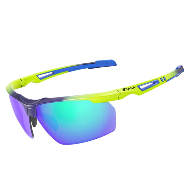 SCVCN gafas de ciclismo polarizadas deportes hombres mujeres gafas de sol montaña bicicleta de carretera gafas de protección de conducción gafas 1 lente