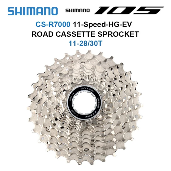 SHIMANO-Cassette de carretera 105 R7000/HG700 11S HG EV, 11-30/32/34T, piñón libre para bicicleta de carretera, Shimano 5800 11V K7 Flywheel