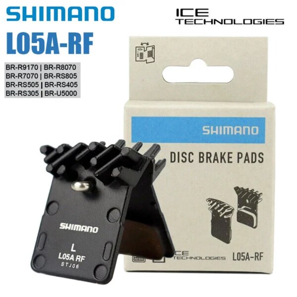 Pastillas de freno SHIMANO L05A ULTEGRA ICE Tech, pastilla de freno de bicicleta de resina, pastillas de freno de L05A-RF de freno hidráulico para pieza de bicicleta R8070 R9170