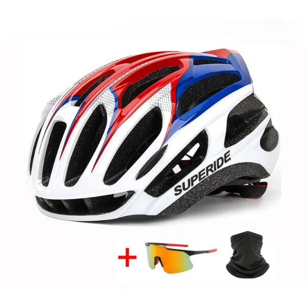 SUPERIDE-Casco de Bicicleta de carretera de montaña, moldeado integralmente, deportes, carreras, ciclismo, ultraligero, para hombre y mujer