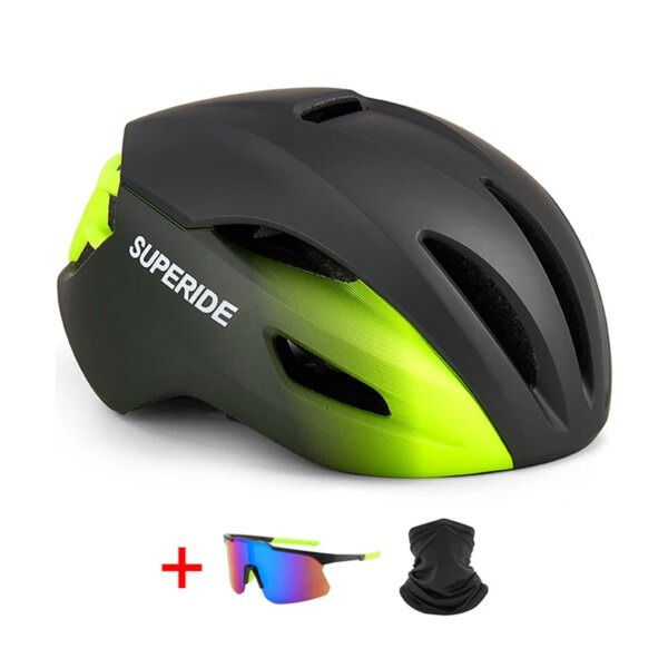 SUPERIDE hombres mujeres bicicleta de carretera casco de montaña deportes ventilado MTB bicicleta casco al aire libre ultraligero carreras ciclismo casco