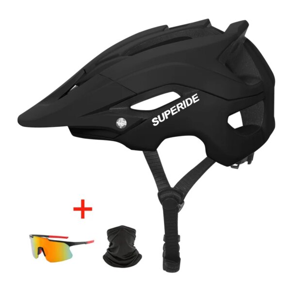 SUPERIDE-casco de ciclismo transpirable para exteriores, casco de bicicleta de montaña XC moldeado integralmente, ultraligero, Casco de Bicicleta de carretera