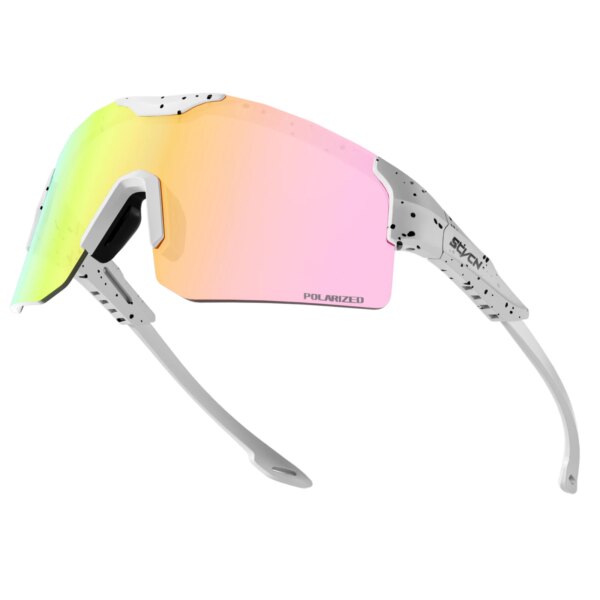 Scvcn gafas de sol polarizadas para ciclismo, gafas para ciclismo de montaña para hombre, gafas para bicicleta de montaña, gafas deportivas para conducir, patinaje y pesca