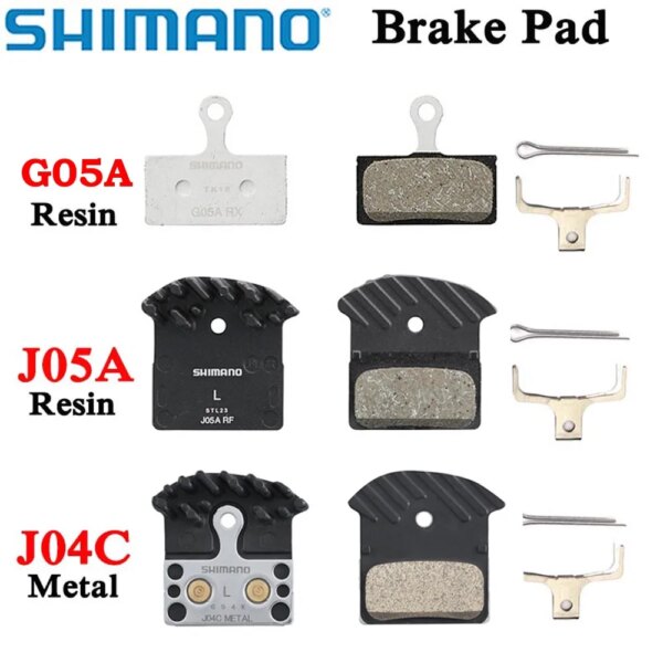 Shimano-pastilla de freno G05A J03A J05A J04C DEORE SLX XT, aleta de refrigeración de Metal de resina, Ice Tech Mountain M7000 M8000 M9000 M6000 M785 M675
