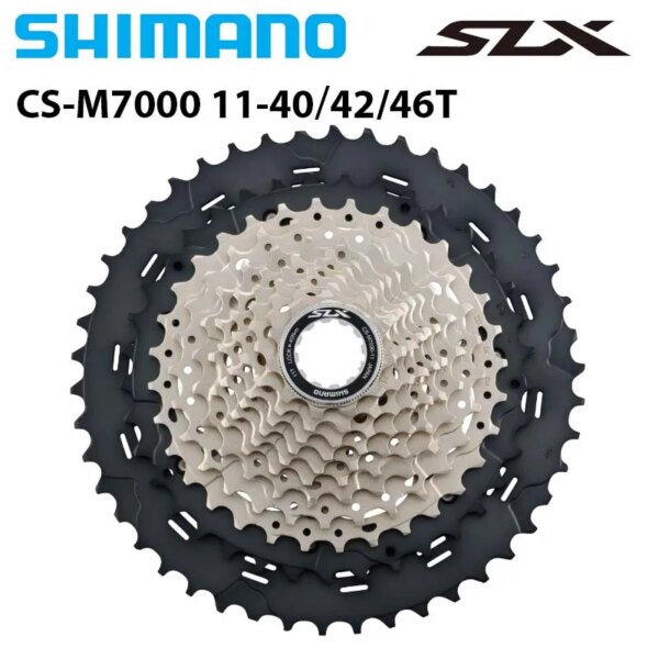 Shimano SLX CS-M7000 11 velocidades 11-40T 42T 46T MTB piñón de Cassette 11S HYPERGLIDE - piñón de Cassette MTB piezas originales de bicicleta