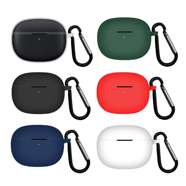 Funda protectora completa de silicona suave para auriculares, funda anticaída con hebilla para auriculares inalámbricos, caja de carga para Xiaomi Buds 3