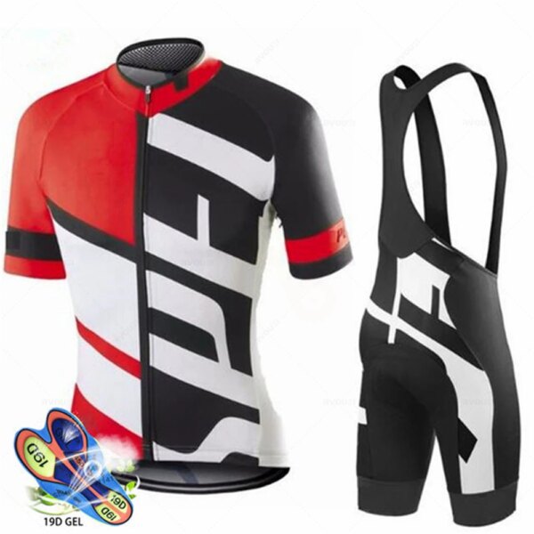 Ropa Deportiva 2023 equipo Ciclismo Jersey conjunto verano Ciclismo Ropa MTB bicicleta Ropa uniforme Maillot Ropa Ciclismo hombres traje de bicicleta