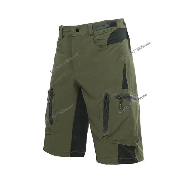 Pantalones cortos de verano para hombre para bicicleta de montaña, pantalones cortos para ciclismo, transpirables, duraderos, para deportes al aire libre, pantalones cortos para montar en bicicleta de montaña y carretera