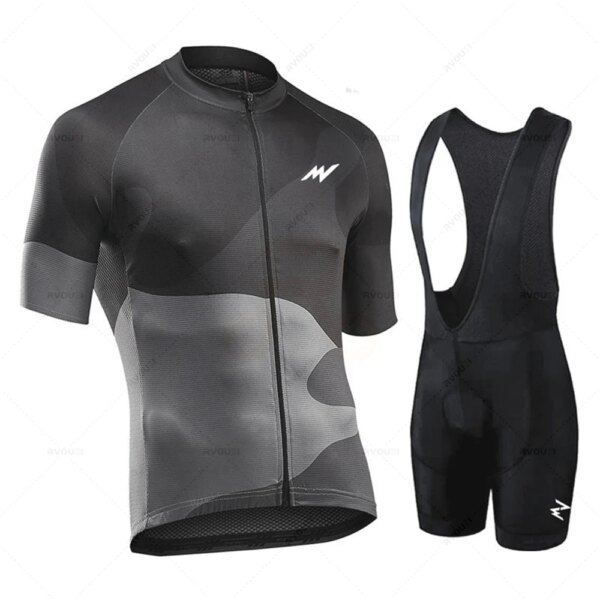 Verano Morvelo equipo verano Ciclismo Jersey conjunto deporte Mtb bicicleta ropa transpirable camisa de manga corta bicicleta Bib Shorts Ciclismo