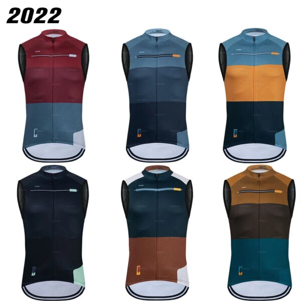 Camisetas de ciclismo sin mangas para verano, camisetas de equipo deportivo para bicicleta de montaña, ropa de ciclismo Unisex ultraligera, chaleco de ciclismo sin mangas 2022