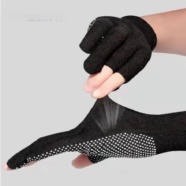 Guantes de ciclismo transpirables con protección solar, finos, de 2/5 dedos, Material de nailon, aumenta la fricción para andar en bicicleta, verano