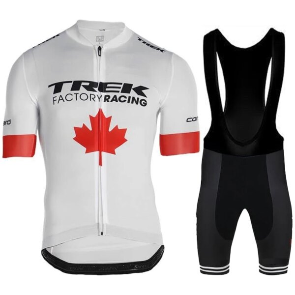 TREK-ropa de montaña para hombre, pantalones cortos de ciclismo, camiseta profesional de triatlón, babero, pantalones para uniforme de bicicleta de carretera, 2024