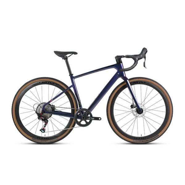 TWITTER Fábrica Gran oferta V1-RS-12S Bicicleta de grava de carretera de fibra de carbono de alta calidad Cable interno oculto completo Freno de disco hidráulico completo