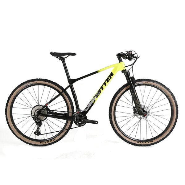 TWITTER PREDATORpro XT M8100 2*12S Bicicleta de montaña de carbono clase XC 27,5/29\