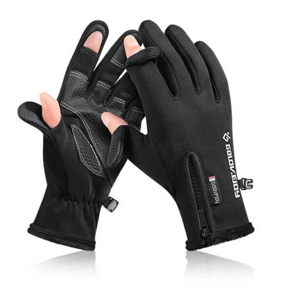 Guantes de ciclismo para hombre con pantalla táctil, resistentes al agua, guantes de invierno para bicicleta, montar en patinete, a prueba de viento, para exteriores, motocicleta, esquí, bicicleta, guantes cálidos