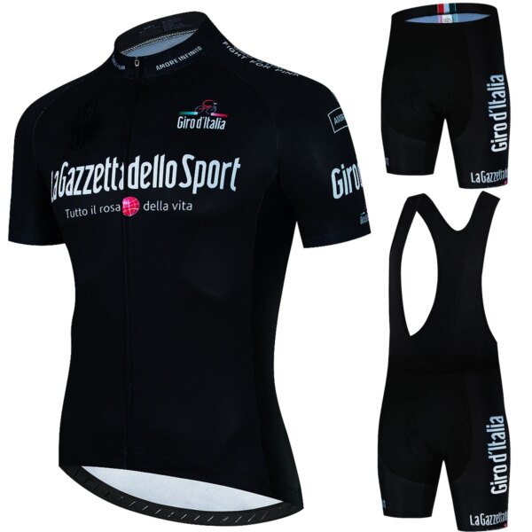 Tour De Italia D'ITALIA ciclismo babero ropa De verano 2024 bicicleta Jersey chaqueta De hombre conjunto deportivo Mtb Kit masculino pantalones trajes De Gel uniforme