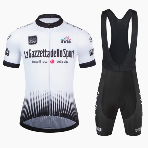 Tour De Italia D'ITALIA Pro Anti-UV ciclismo Jersey conjunto montaña bicicleta ciclismo ropa deportiva MTB bicicleta ciclismo ropa traje para hombres