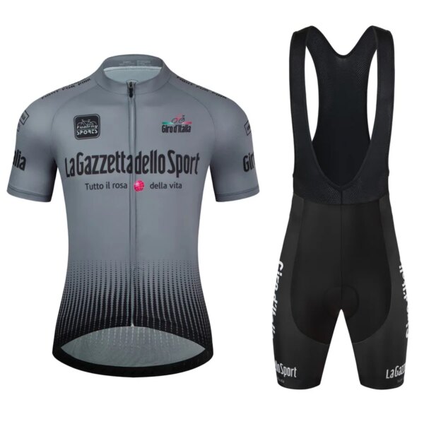 Tour de Italia ropa de bicicleta conjunto de Jersey de ciclismo verano bicicleta de carretera manga corta ropa de ciclismo hombres Mtb Jersey conjunto ropa deportiva