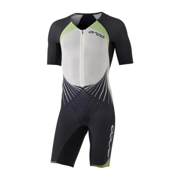 Triatlón Ciclismo Skinsuit Orca Ropa Ciclismo Hombre manga corta Ciclismo medias conjunto verano montar MTB natación correr Ropa