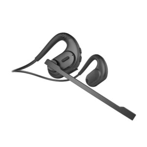 Auriculares Bluetooth Trucker, auriculares inalámbricos deportivos con micrófono extraíble, botón de silencio, auriculares Bluetooth con oreja abierta