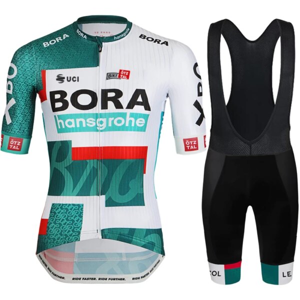 UCI BORA ciclismo 2023 ropa conjuntos para hombres verano bicicleta Jersey ropa hombre babero conjunto masculino pantalones cortos Kit deportivo pantalones Mtb