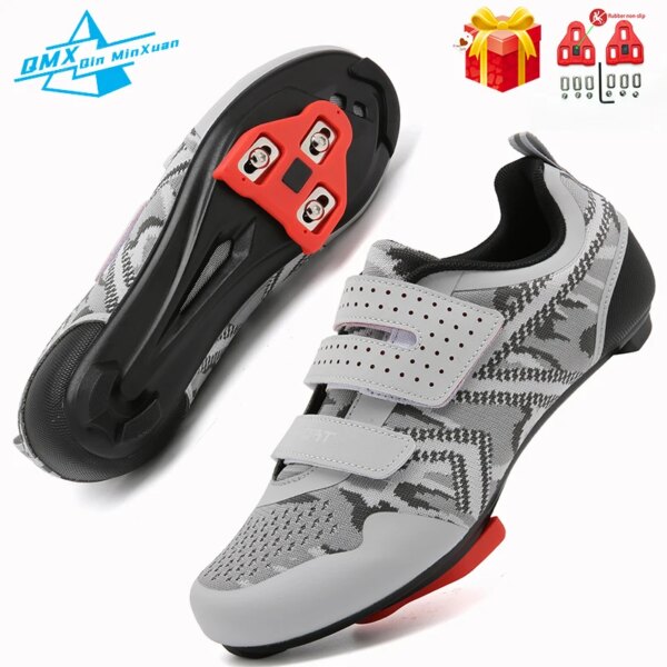 Zapatos de ciclismo Unisex para hombre y mujer, zapatillas transpirables Spd para bicicleta de carreras, de montaña, para verano