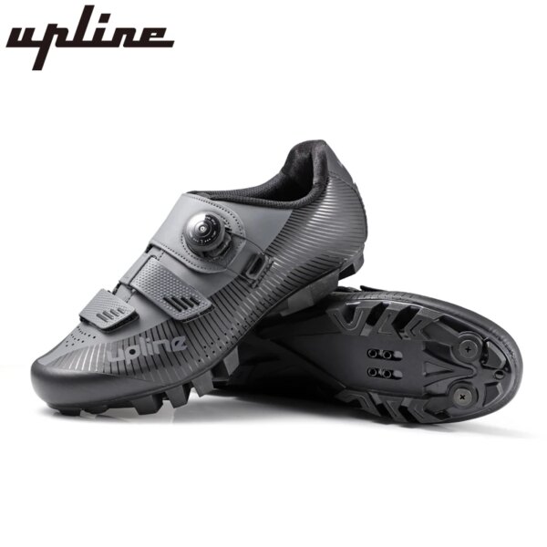 Upline-zapatos de ciclismo de montaña para hombre, zapatillas profesionales con cierre automático, transpirables