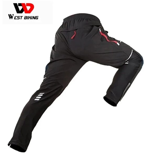 WEST BIKING-pantalones de ciclismo para hombre, pantalones deportivos transpirables y cómodos para correr, primavera y verano, para deportes al aire libre