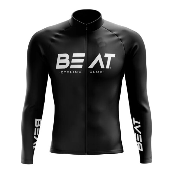 INVIERNO POLAR TÉRMICO 2020 BEAT CYCLING CLUB TEAM NEGRO SOLO MANGA LARGA JERSEY CYCLING WEAR ROPA CICLISMO