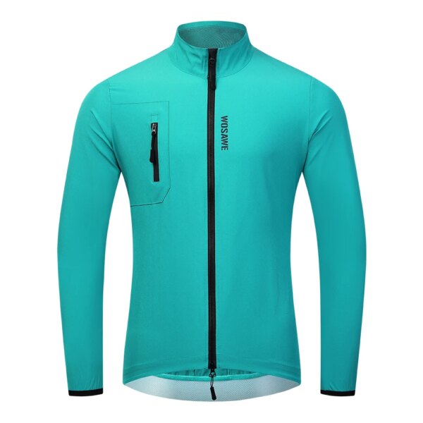 WOSAWE-Chaqueta de ciclismo a prueba de viento para hombre, cortavientos para bicicleta, chaleco ligero para deportes de montaña al aire libre, cortavientos