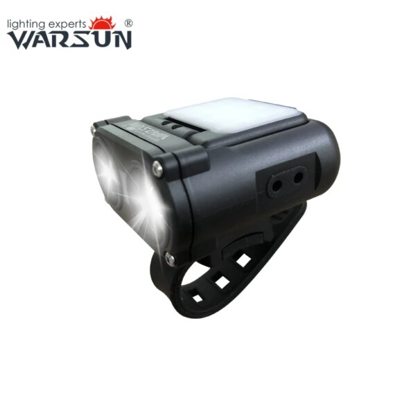 Warsun-luz LED recargable para bicicleta, conjunto de faro delantero y trasero, linterna, luz de ciclismo, faro portátil de búho